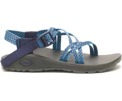 Chaco Women's Zcloud X Sandal In Puzzle Azure Blue In Animal Print