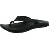 Chaco Womens Solid Flip-flops In Black