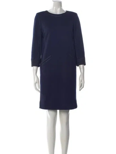 Pre-owned Chado By Ralph Rucci 2013 Knee-length Dress In Blue
