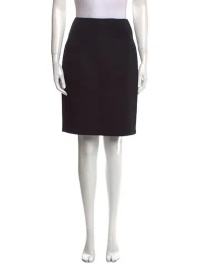 Pre-owned Chado By Ralph Rucci Knee-length Skirt In Black