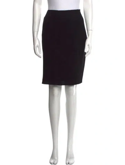 Pre-owned Chado By Ralph Rucci Knee-length Skirt In Black