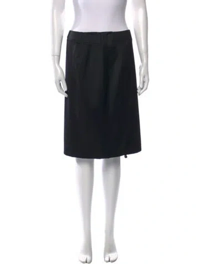 Pre-owned Chado By Ralph Rucci Knee-length Skirt In Black