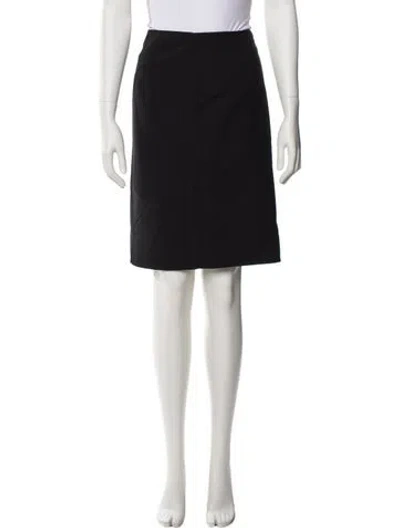 Pre-owned Chado By Ralph Rucci Knee-length Skirt In Black