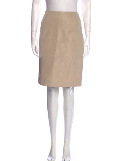 Pre-owned Chado By Ralph Rucci Knee-length Skirt In Neutral