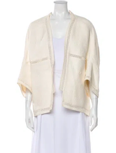 Pre-owned Chado By Ralph Rucci Late 2000's - Early 2010's Jacket In Neutral