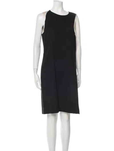 Pre-owned Chado By Ralph Rucci Late 2000's - Early 2010's Knee-length Dress In Black
