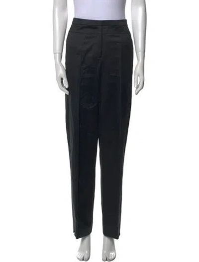 Pre-owned Chado By Ralph Rucci Straight Leg Pants In Black