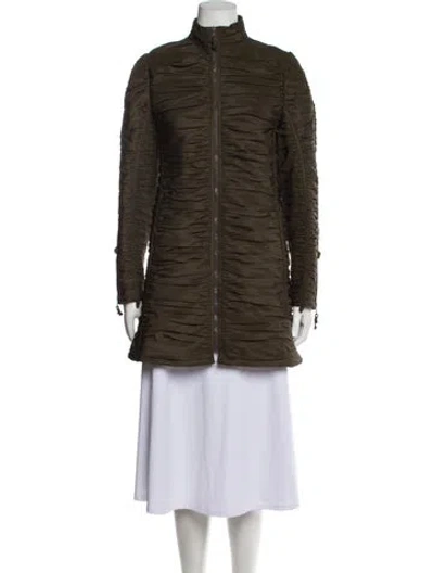 Pre-owned Chado By Ralph Rucci Vintage 2000's Coat In Green
