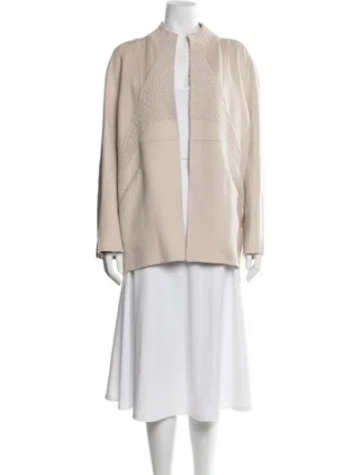 Pre-owned Chado By Ralph Rucci Vintage 2000's Evening Jacket In Neutral
