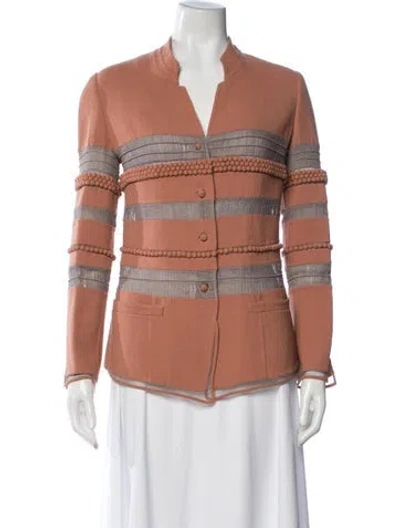 Pre-owned Chado By Ralph Rucci Vintage 2000's Jacket In Neutral