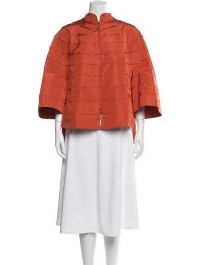 Pre-owned Chado By Ralph Rucci Vintage 2000's Jacket In Orange