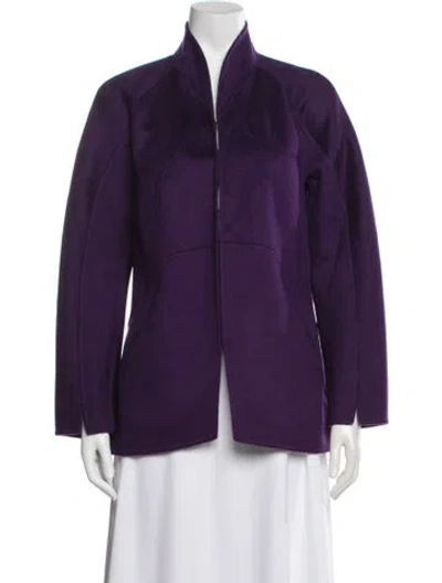 Pre-owned Chado By Ralph Rucci Vintage 2000's Jacket In Purple