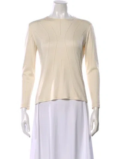 Pre-owned Chado By Ralph Rucci Vintage 2000's Top In Neutral