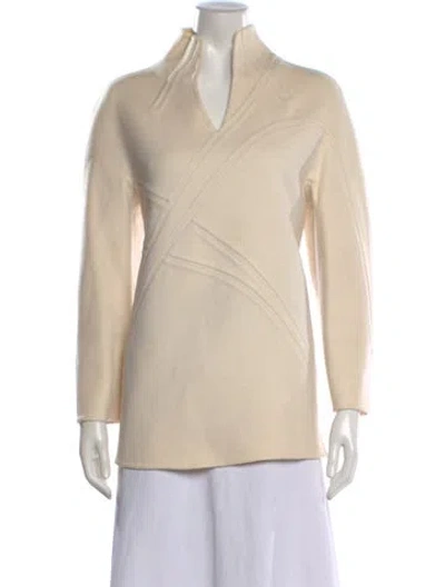 Pre-owned Chado By Ralph Rucci Vintage 2000's Top In Neutral