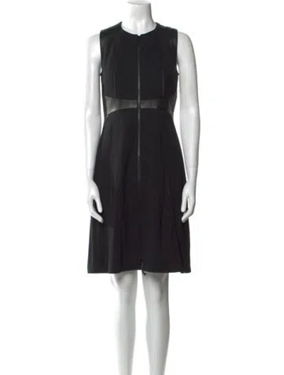 Pre-owned Chado By Ralph Rucci Vintage Knee-length Dress In Black