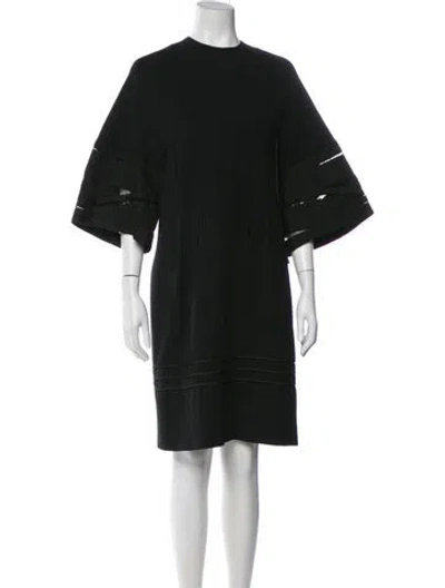 Pre-owned Chado By Ralph Rucci Vintage Knee-length Dress In Black