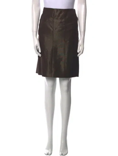 Pre-owned Chado By Ralph Rucci Vintage Knee-length Skirt