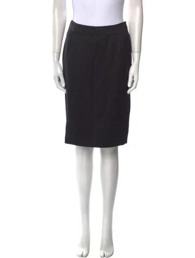 Pre-owned Chado By Ralph Rucci Vintage Knee-length Skirt In Black