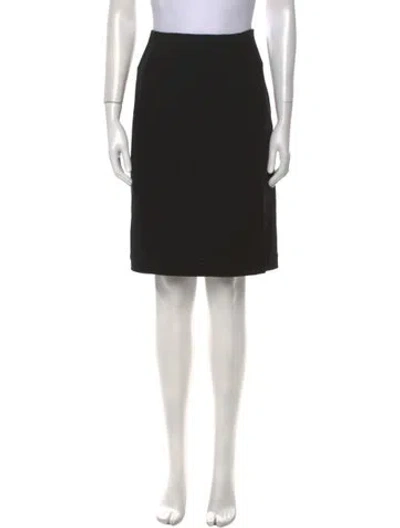 Pre-owned Chado By Ralph Rucci Vintage Knee-length Skirt In Black