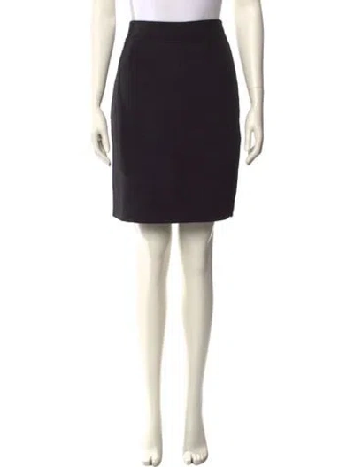 Pre-owned Chado By Ralph Rucci Vintage Knee-length Skirt In Black