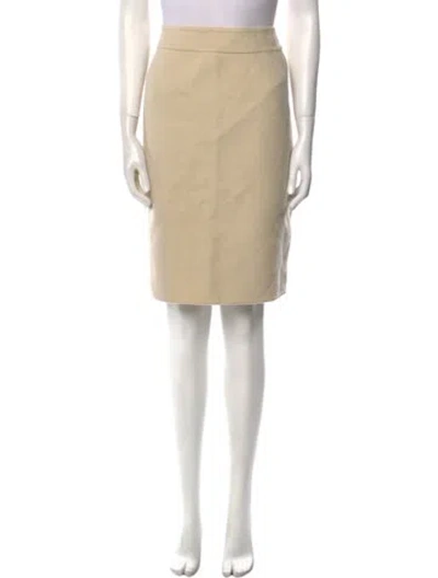 Pre-owned Chado By Ralph Rucci Vintage Knee-length Skirt In Neutral