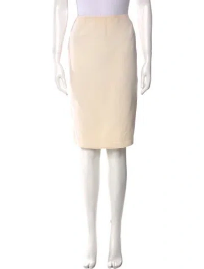 Pre-owned Chado By Ralph Rucci Vintage Knee-length Skirt In Neutral