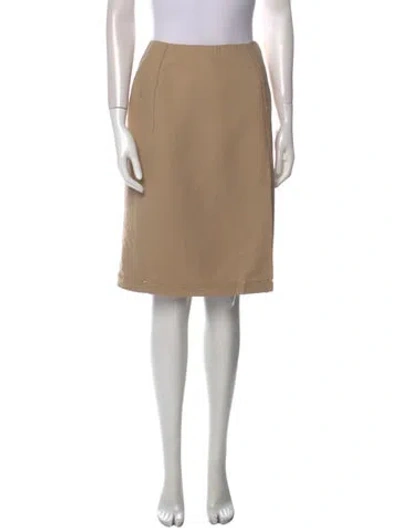 Pre-owned Chado By Ralph Rucci Vintage Knee-length Skirt In Neutral