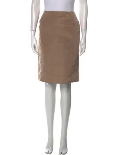 Pre-owned Chado By Ralph Rucci Vintage Knee-length Skirt In Neutral