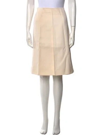 Pre-owned Chado By Ralph Rucci Vintage Knee-length Skirt In Neutral