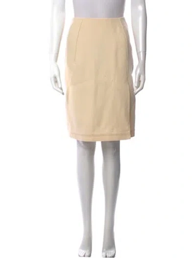Pre-owned Chado By Ralph Rucci Vintage Knee-length Skirt In Neutral