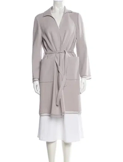 Pre-owned Chado By Ralph Rucci Vintage Late 1990's - Early 2000's Coat In Purple