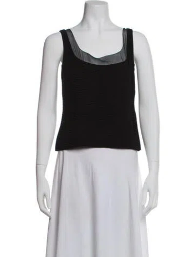Pre-owned Chado By Ralph Rucci Vintage Late 1990's - Early 2000's Top In Black