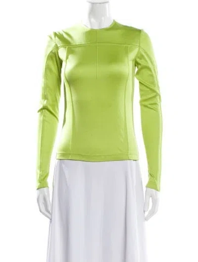 Pre-owned Chado By Ralph Rucci Vintage Late 1990's - Early 2000's Top In Green