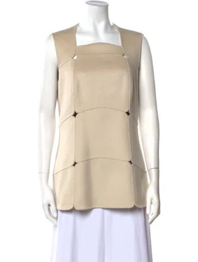 Pre-owned Chado By Ralph Rucci Vintage Late 1990's - Early 2000's Tunic In Neutral