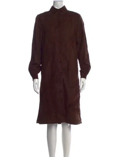 Pre-owned Chado By Ralph Rucci Vintage Late 2000's - Early 2010's Trench Coat In Brown