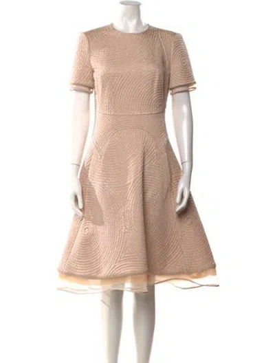 Pre-owned Chado By Ralph Rucci Vintage Midi Length Dress In Pink