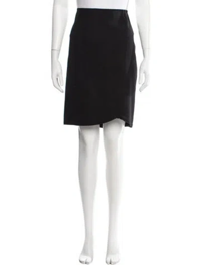 Pre-owned Chado By Ralph Rucci Vintage Midi Length Skirt In Black