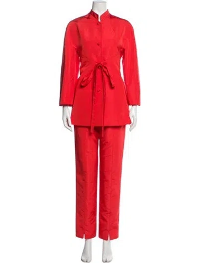 Pre-owned Chado By Ralph Rucci Vintage Set In Orange