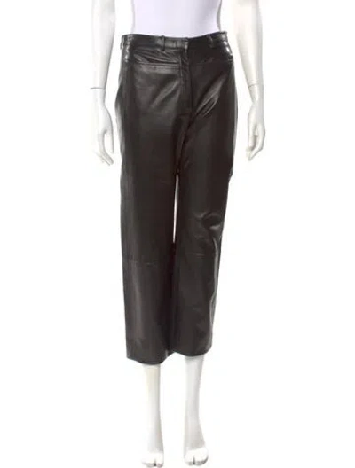 Pre-owned Chado By Ralph Rucci Vintage Straight Leg Pants In Black