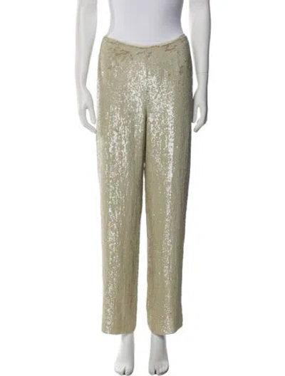 Pre-owned Chado By Ralph Rucci Vintage Straight Leg Pants In Blue