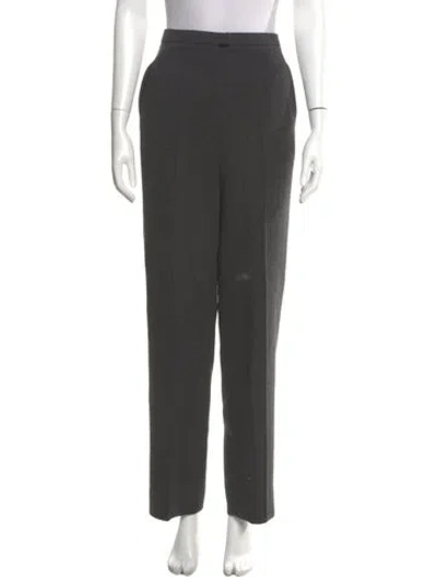Pre-owned Chado By Ralph Rucci Vintage Straight Leg Pants In Gray