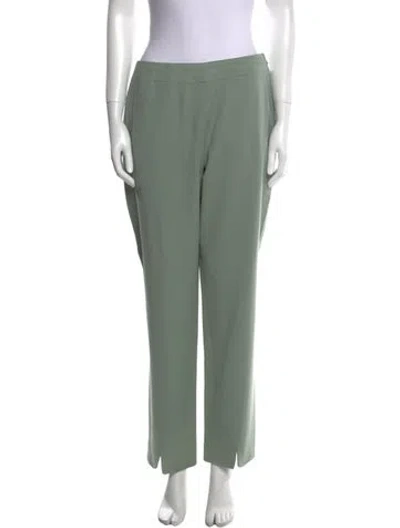 Pre-owned Chado By Ralph Rucci Vintage Straight Leg Pants In Green