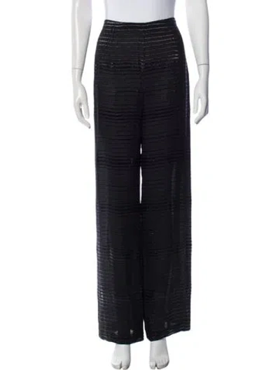 Pre-owned Chado By Ralph Rucci Vintage Wide Leg Pants In Blue