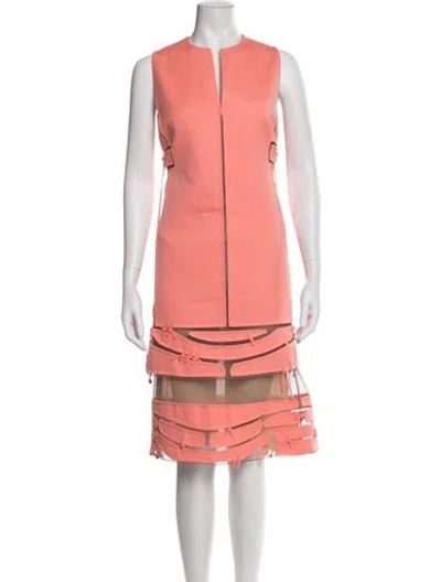 Pre-owned Chado By Ralph Rucci Vintage Wool Skirt Set In Multi