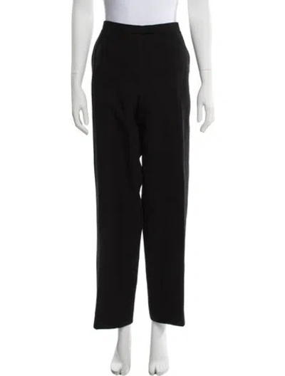 Pre-owned Chado By Ralph Rucci Wide Leg Pants In Black