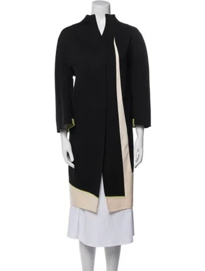 Pre-owned Chado By Ralph Rucci Wool Evening Jacket In Black