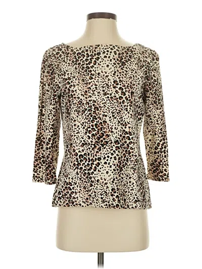 Pre-owned Chadwicks 3/4 Sleeve T-shirt In Gold