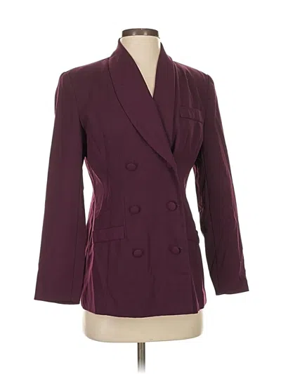 Pre-owned Chadwicks Blazer Jacket In Burgundy