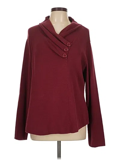 Pre-owned Chadwicks Cardigan Sweater In Burgundy