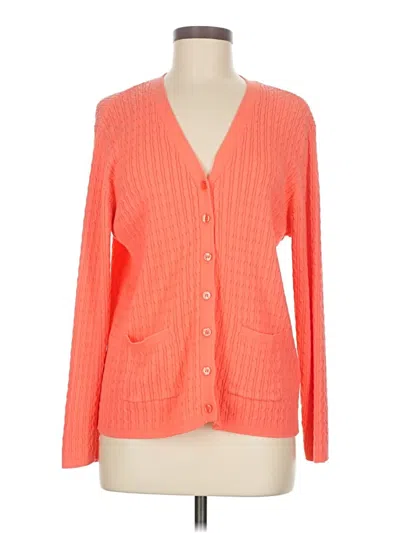 Pre-owned Chadwicks Cardigan Sweater In Orange